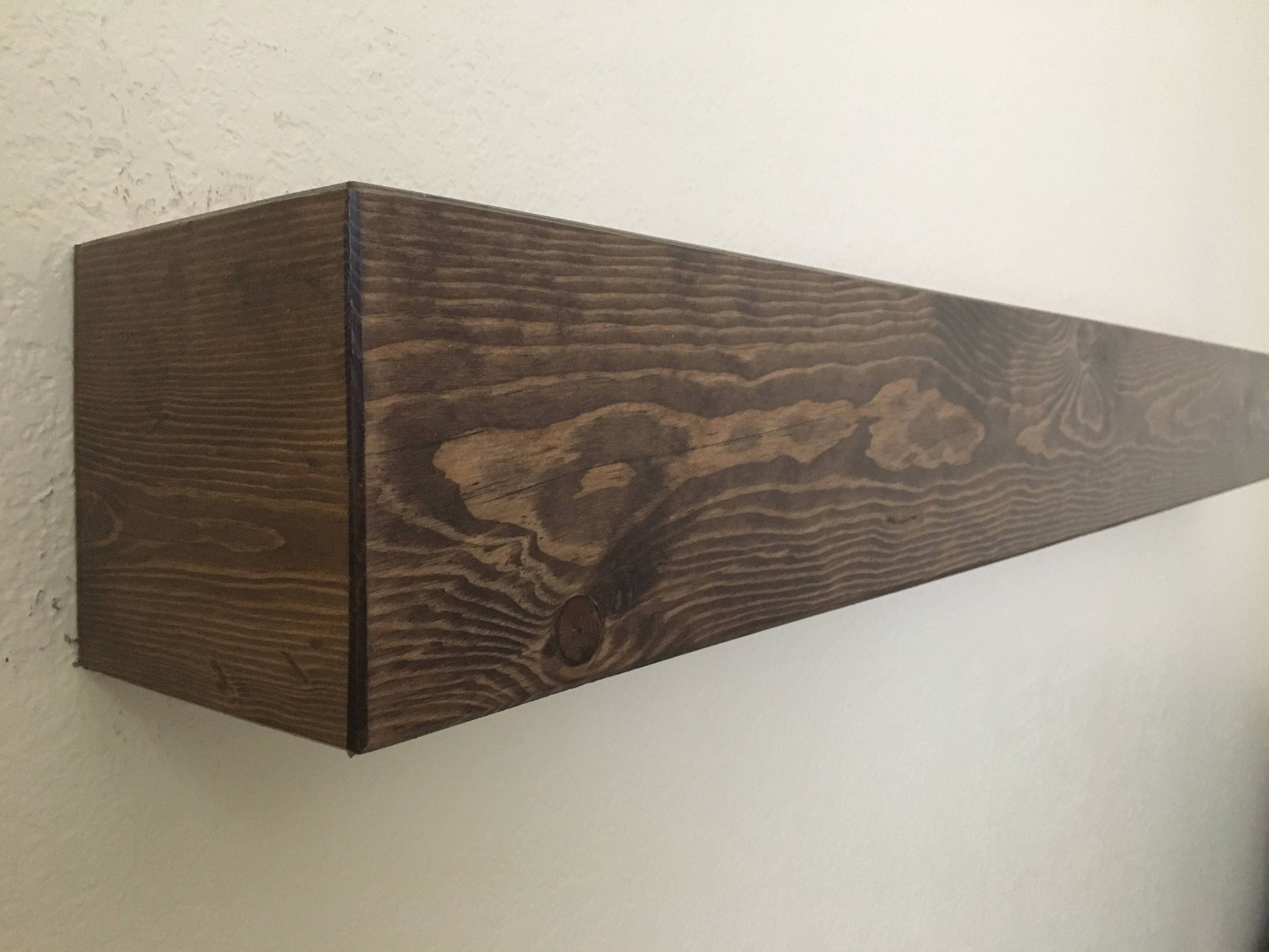 Special Walnut Wooden Mantel.Hollow Fireplace Mantel Shelf.TV Etsy