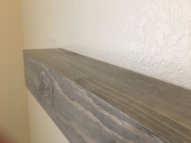 WEATHERED OAK Fireplace Mantel Mantel Shelf Floating Mantel Etsy