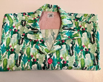 Cactus Print Camp Shirt