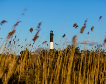 Fire Island lighthouse . Wall art, photo print. Long Island, NY.