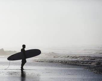 Surf Surfer Dawn Patrol. Wall art, photo print. Long Island NY