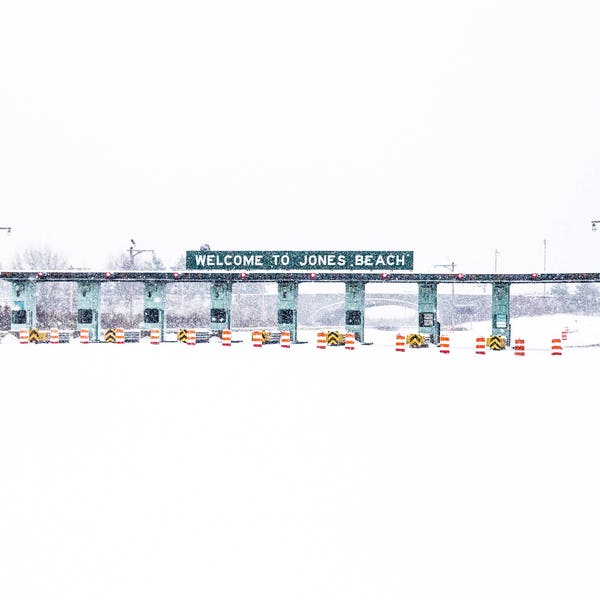 Jones Beach- Winter wonderland-  Wall art, photo print. Long Island NY