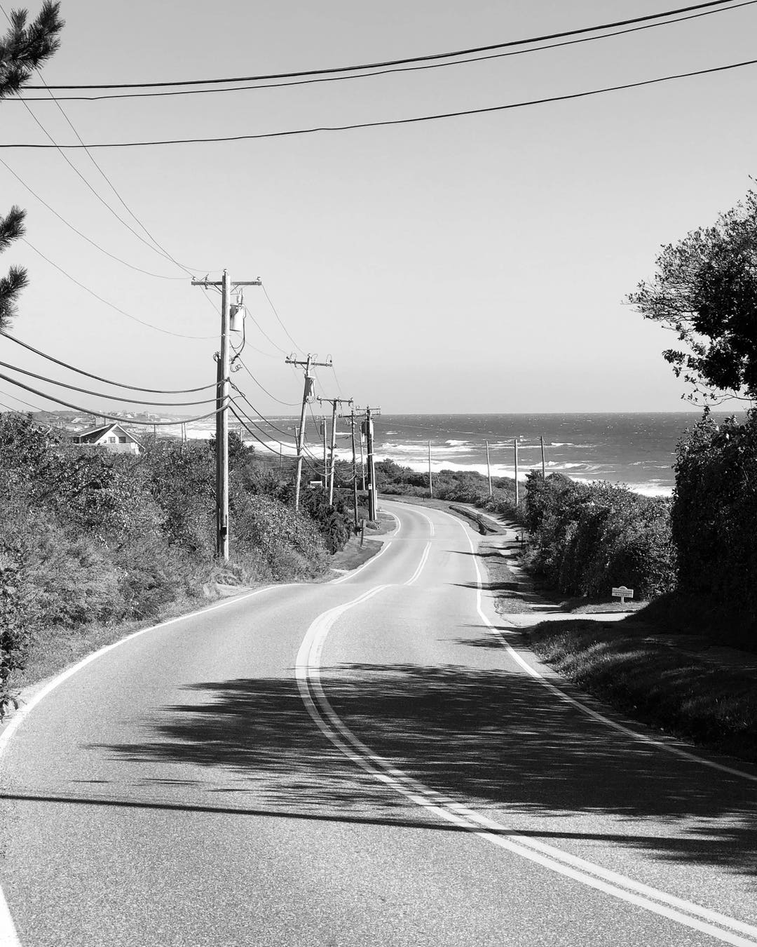 Old Montauk (highway). Montauk, New York. Wall Art, Photo Print. - Etsy