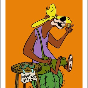 Desert Apples - 4&#39; x 6&quot; Postcard Size Mini Giclee Print by R VanOver aka OVR
