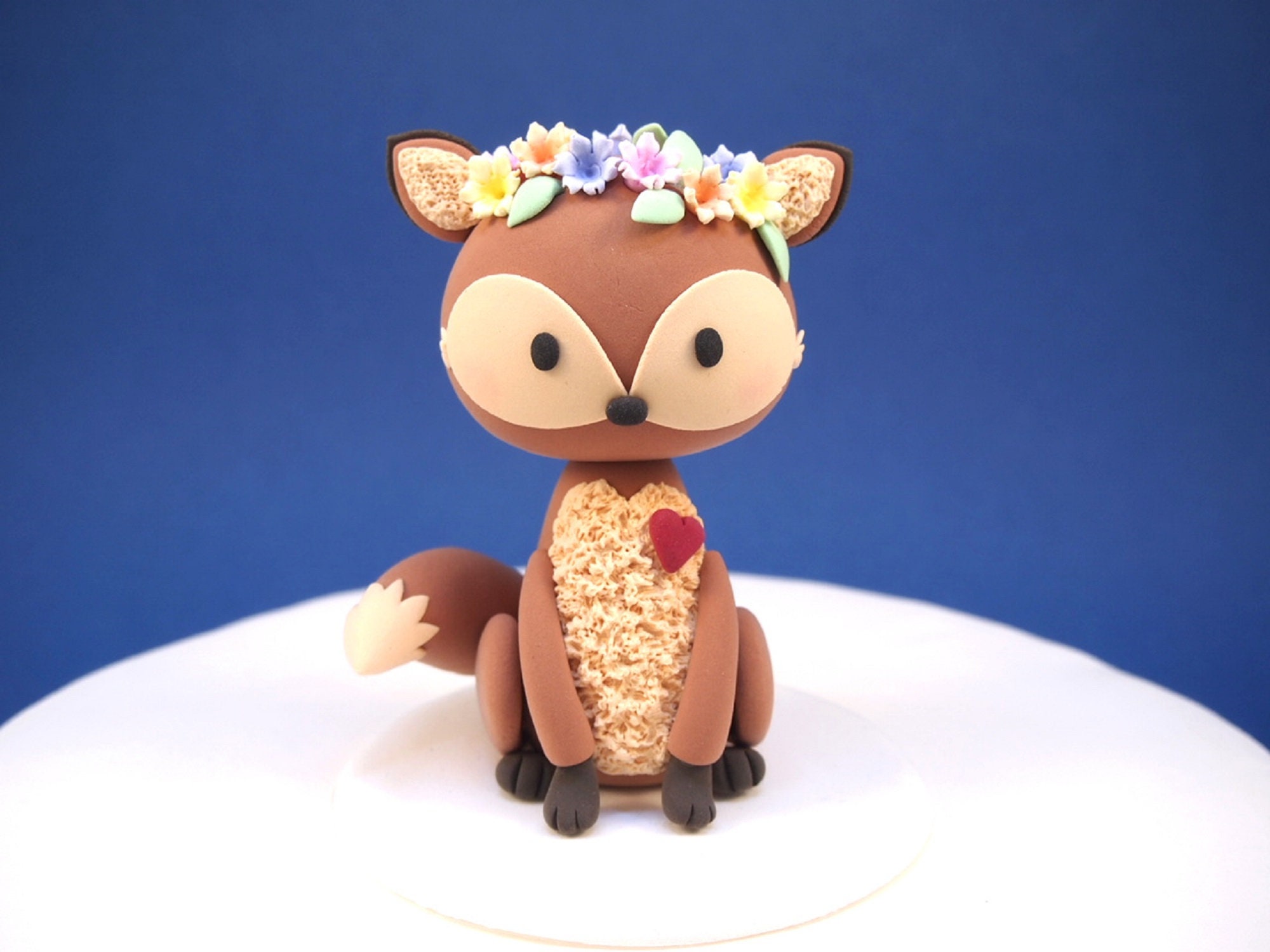 The Woodland Fox Fondant Cake Topper - Celebration Cakes & Toppers