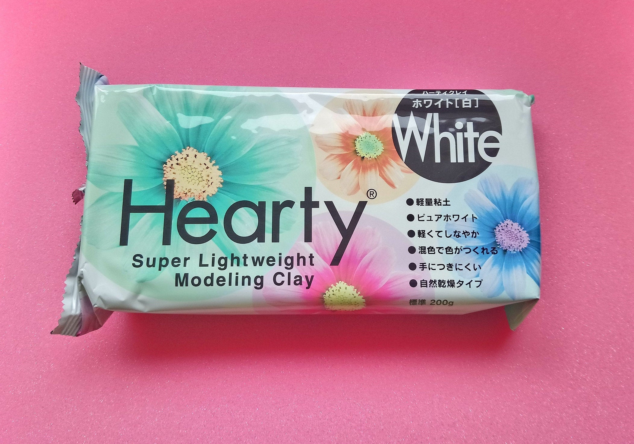 KMC Air Dry Clay Air Dry Clay for Jewelry, Sculpting, Crafting, Soft and  Light Air Dry Modeling Clay, White Air Dry Clay 0.55 Lb 250g 