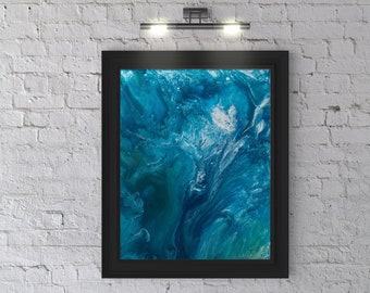 Ocean Pour - GICLEE Canvas Print