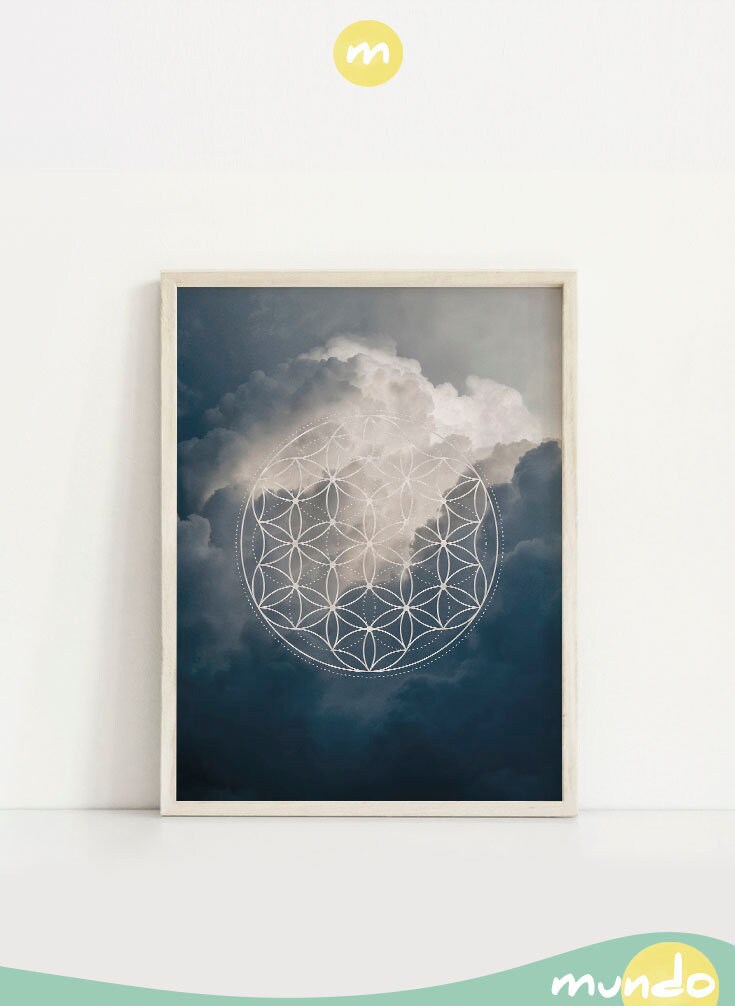 Flower Of Life Digital Download Abstract Wall Art