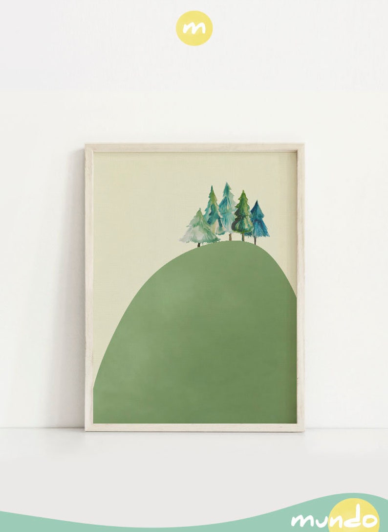 Downloadable Mid Century Wall Art Set of 2 Prints. Modern Etsy