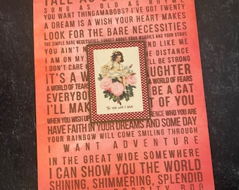 Carte de voeux d'encouragement faite main Snarky Ladies