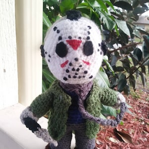 Jason Voorhees &quot;Friday the 13th&quot; inspirierte Häkelanleitung **digital download, nur Anleitung**