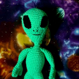 Alien Doll Crochet Pattern - Digital Download Only - Not physical item