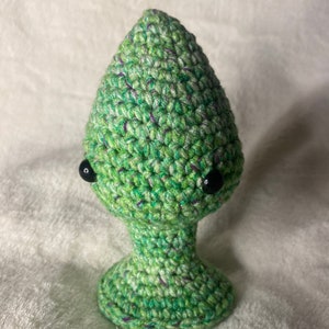 Crocheted Butt Plugs - Gag Gift - Various Color Patterns to Choose!
