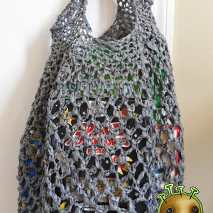 Gallie Market Bag - Plarn Market Bag - Crochet Pattern **Digital  Download - Not the physical item** (Plarn tutorial included in pattern!!)