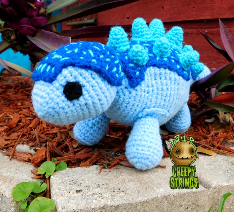 Ankylosaurus Dinosaur Crochet Pattern digital Download Only - Etsy Denmark