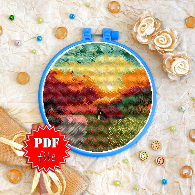 Cross stitch pattern \u00abLetter J\u00bb,PDF,Alphabets,Phrases and Sayings,Abstract,size in 17x17 6.7x6.7 cm