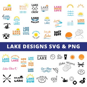 86 Lake Designs & Lake Saying SVG and PNG for circuit