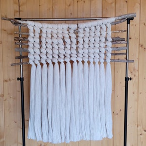 Japandi wall decor, modern macrame wall hanging, extra large textile wall art, housewarming gift, EXCLUSIVE ITEM, only one is available