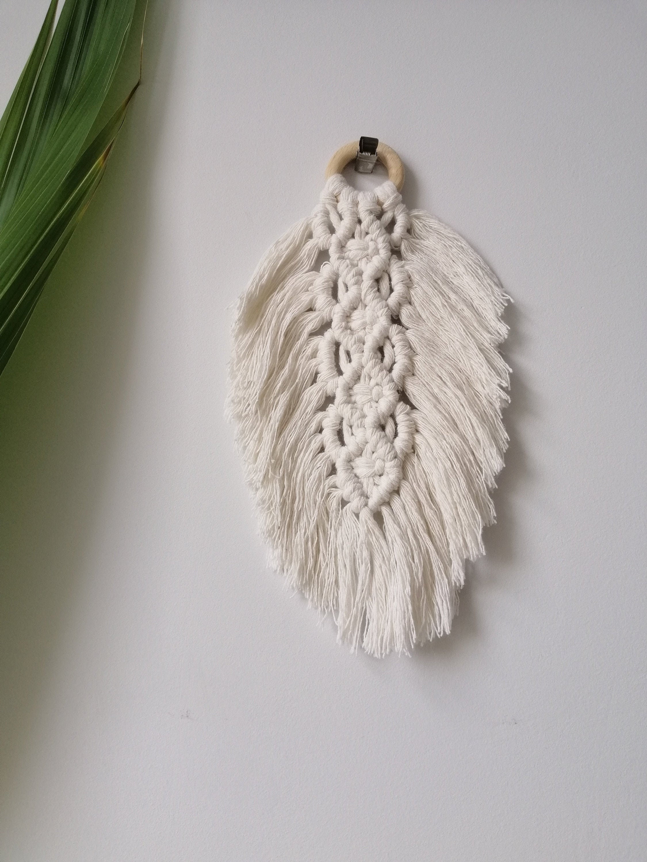 Modern Macrame Art Wall Decor in Natural Cotton Macrame Boho Etsy UK
