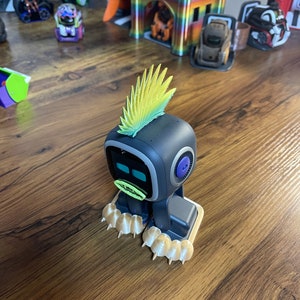 Emo Pet Mohawk: 3D Printed Plastic Filament Hairpiece
