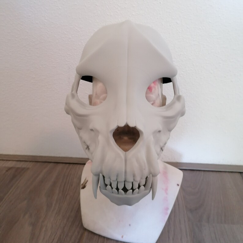Canine skull mask 3D printed Etsy