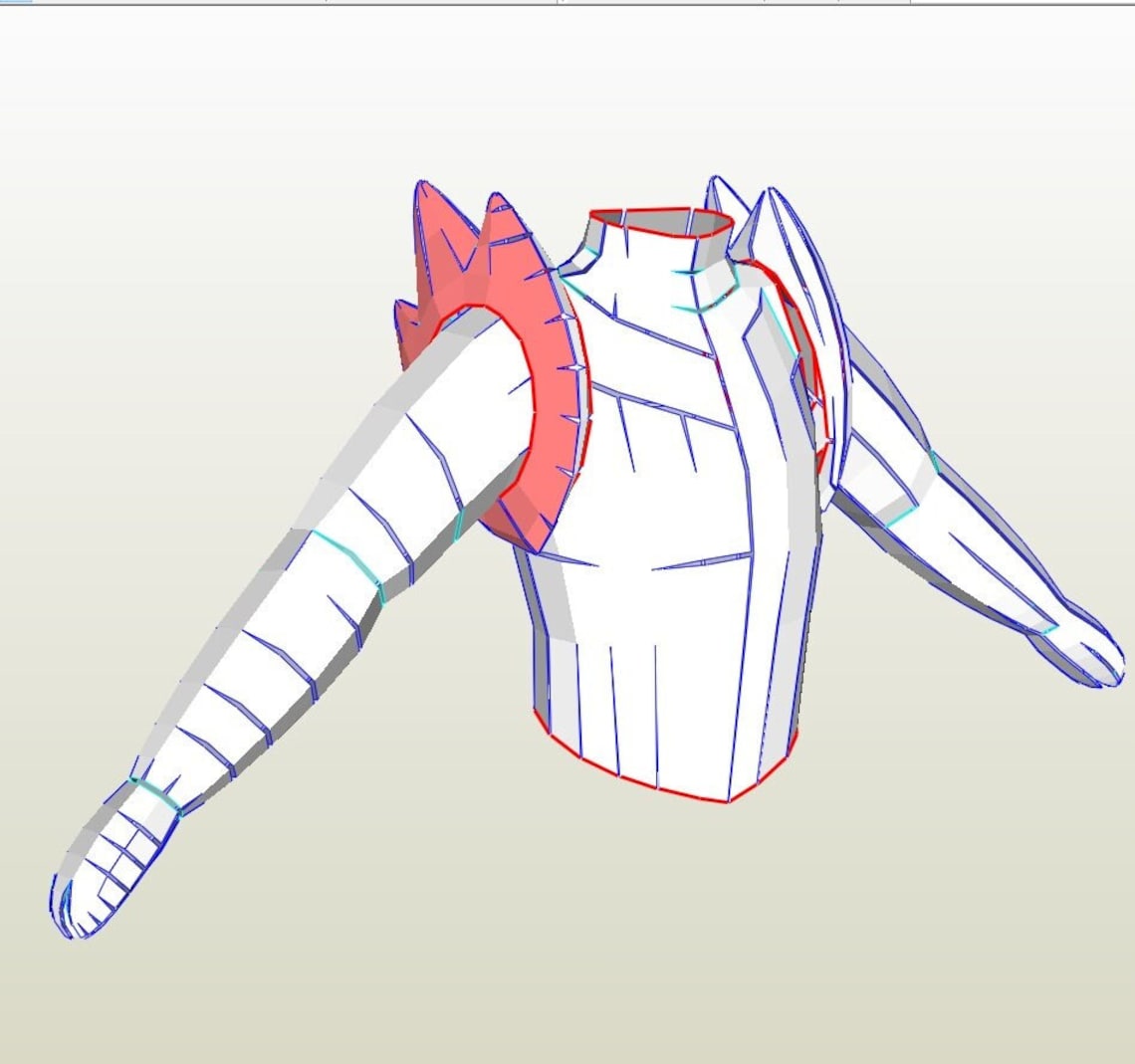 Shredder pepakura pattern - unlimiteddsae