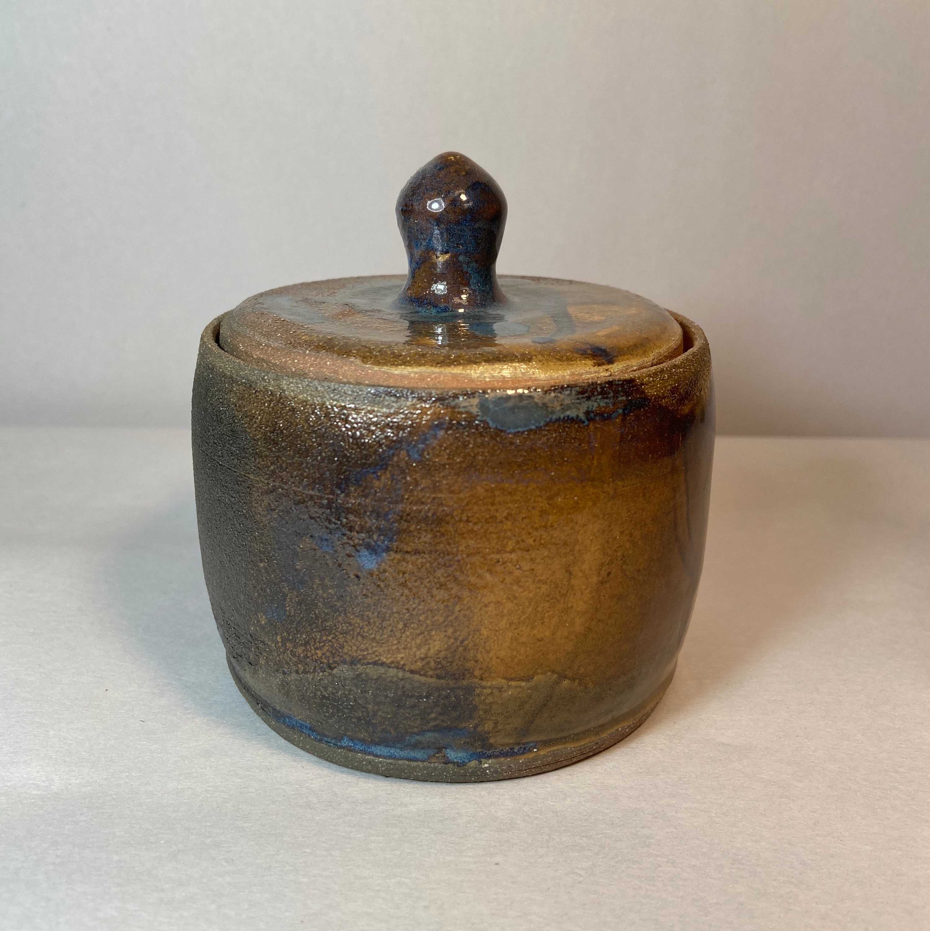 Ceramic Jar Sugar Jar Handmade out of stoneware clay Etsy