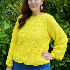 Size XL, Ready to ship, Hand knit luxury cotton cardigan, handknitted ladies cardigan, one of a kind knitted cardigan, soft cotton cardigan