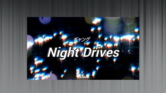 Night Drives Lofi JDM Vaporwave Slap Sticker Car Decal