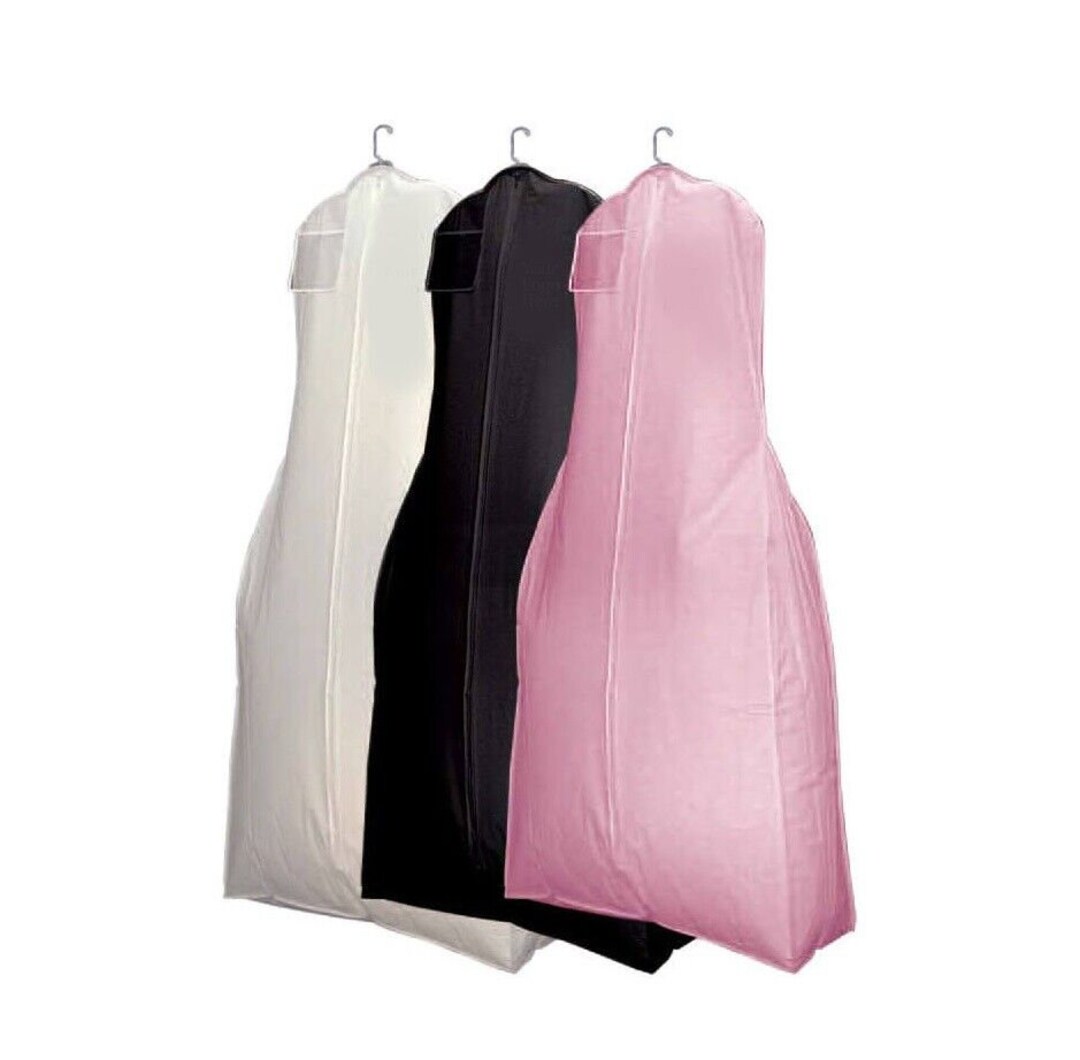 XXL Breathable Wedding Gown Garment Bag 36" X 72" X 12" Gusset 3 Colors Etsy