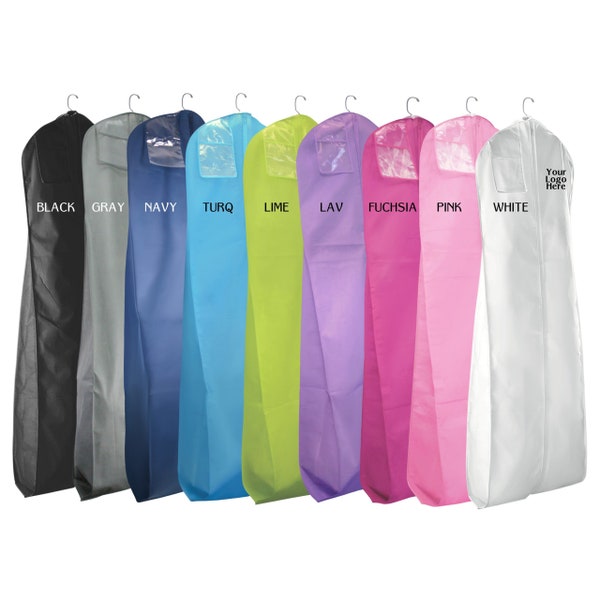 XL Wedding Prom Dress Breathable Garment Bag - 72" x 24" x 10"