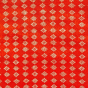 Vintage Japanese SILK Kimono Fabric Panel RINZU