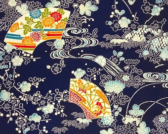 Vintage Japanese SILK Kimono Fabric Panel