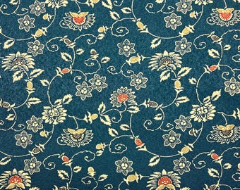 Vintage Japanese SILK Kimono Fabric Panel JACQUARD