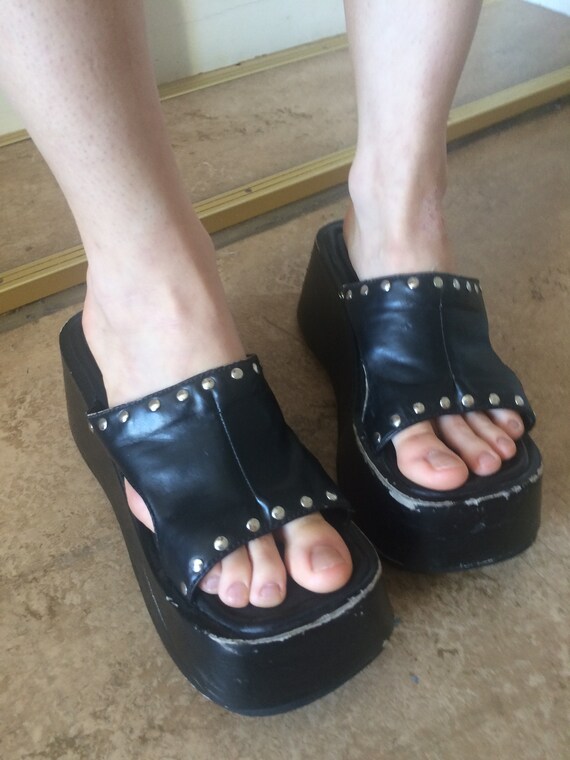 Demonia platform sandals