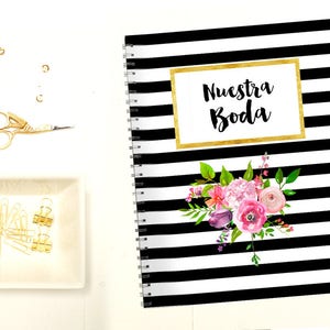 Downloadbare Wedding Planner, Printable Wedding Agenda, Wedding Organizer pdf, digitale download, print, invoeging of map afbeelding 3