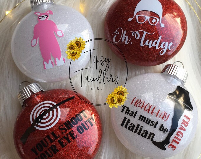 A Christmas Story Ornament Set Etsy