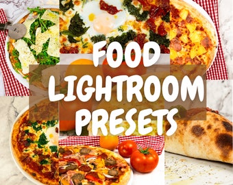Pack of 10 FOOD LIGHTROOM PRESETS