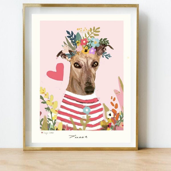 Ritratto di cane personalizzato, Ritratto di gatto, Ritratto di animale domestico, Regalo di famiglia, Regalo personalizzato, Regalo per lui, Regalo per animali domestici, Regalo per il migliore amico,