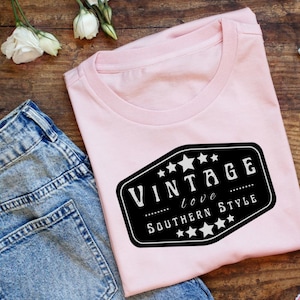 File digitale Vintage Love Southern Style .png .jpg .svg Country Girl Design Gift