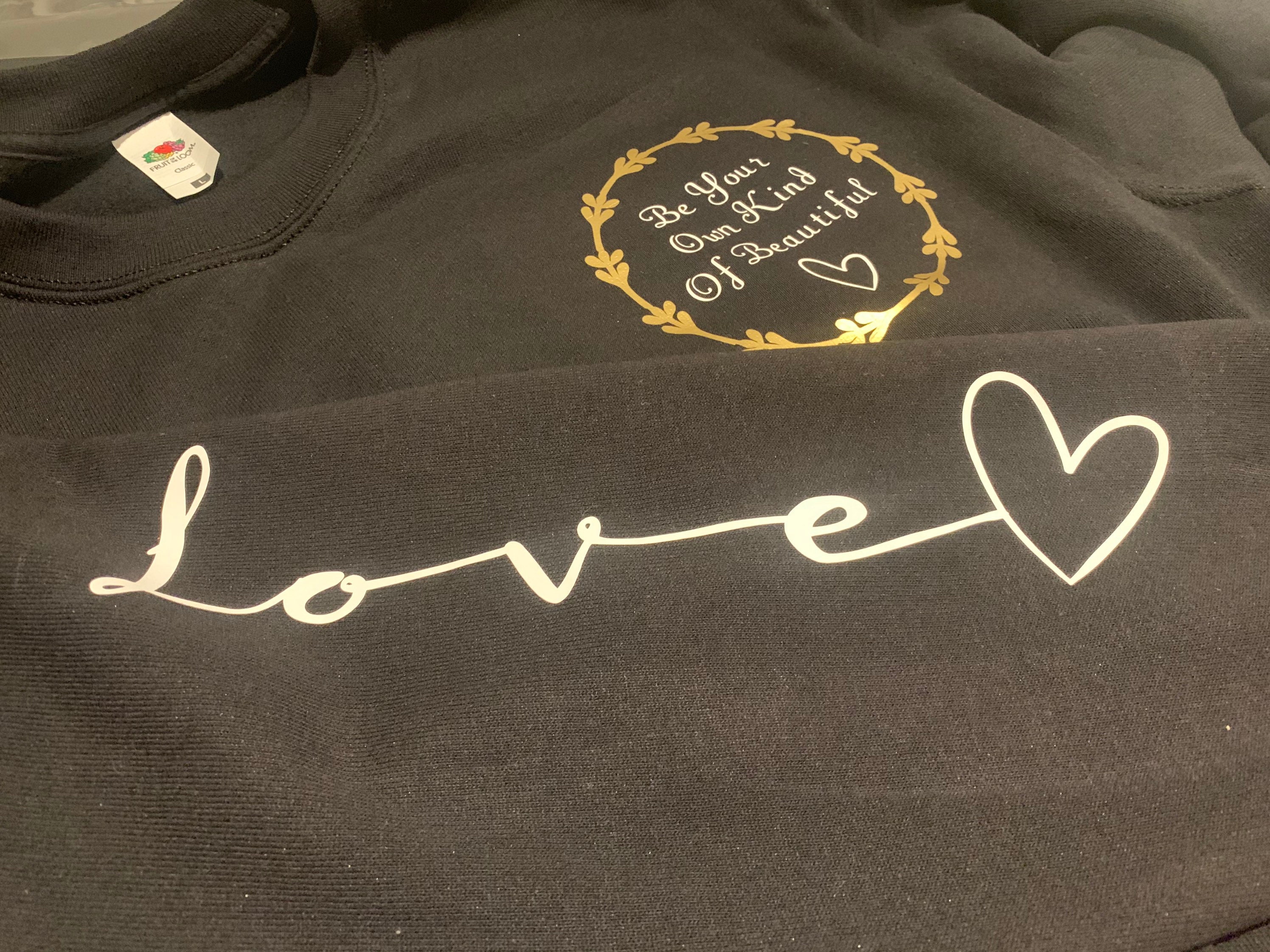Love yourself Jumper inspirational womans Jumper | Etsy