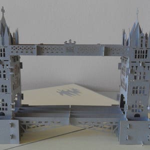London Tower Bridge -3D Pop Up Karte - Vatertag-Geburtstag-Ruhestand (sku 019)