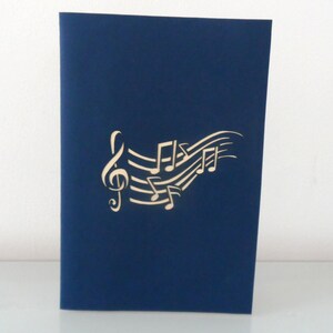 Orchestra Band Musical Instruments -3D Pop up Card - Birthday- Congratulations (sku182) image 6