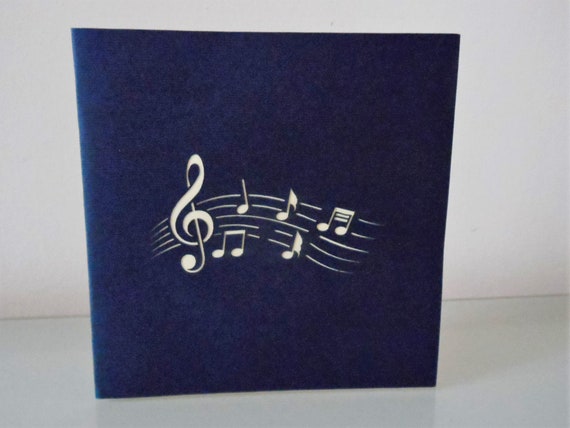Lin 17583 - Biglietto tridimensionale pop-up di compleanno, soggetto: Jazz Rock Pop Konzert, N339