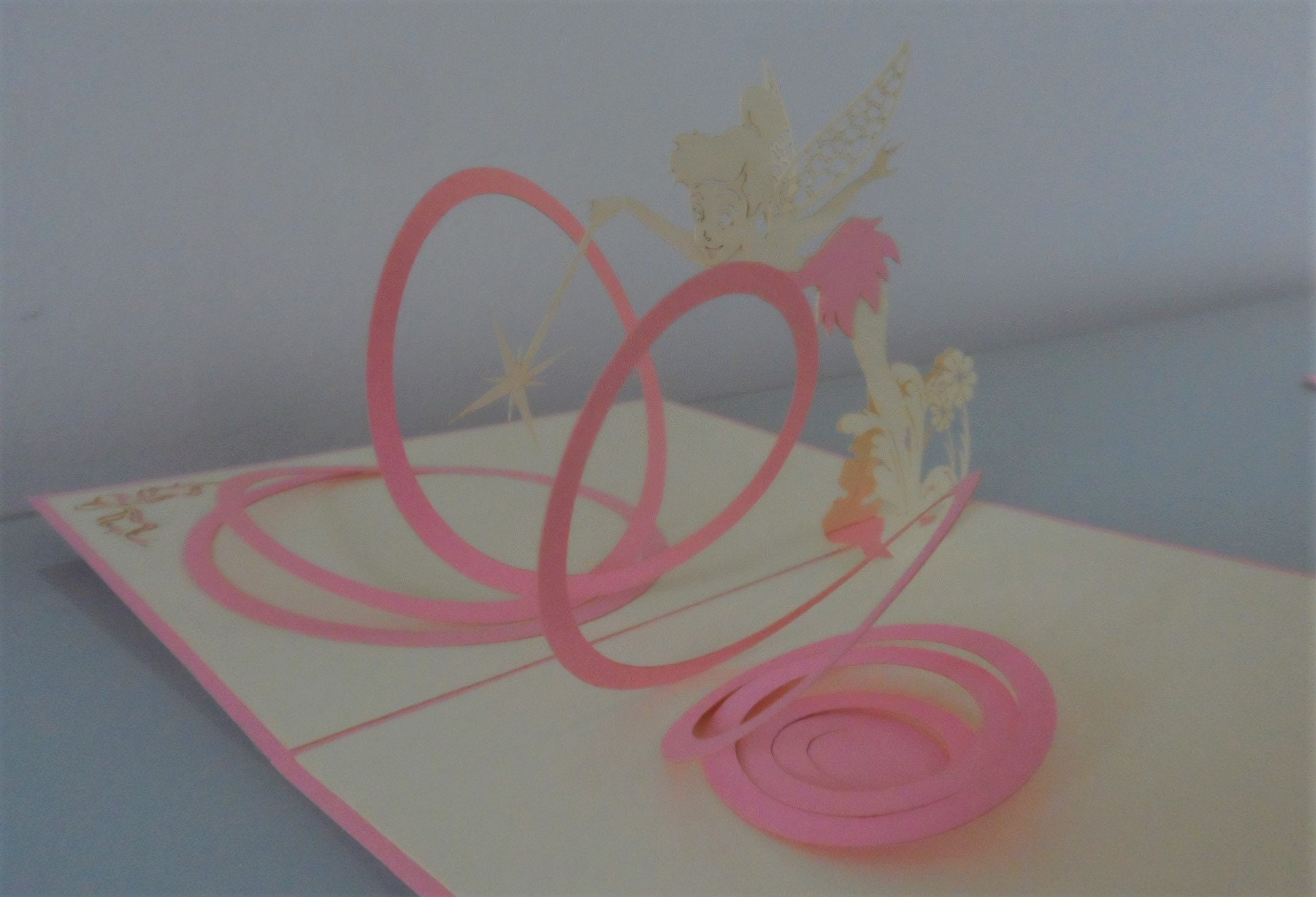 Tinker Bell Fairy 3D Pop up Card Birthday new Baby - Etsy UK