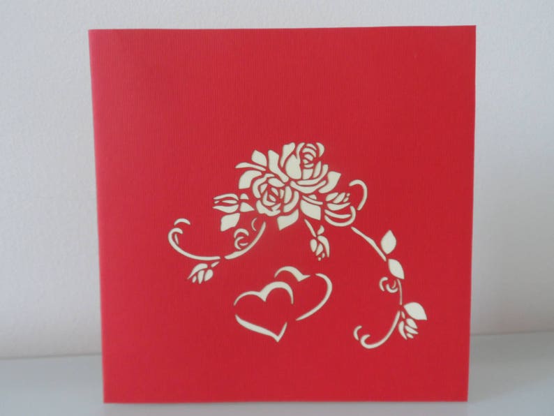 Flamenco Ballroom Dancers 3D Pop up Card Mothers Day Birthday Anniversary Love-Retirement Blank sku 009 image 5