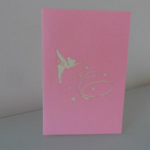 Tinker Bell Fairy 3D Pop up Card Birthday New Baby Christening sku155 image 5