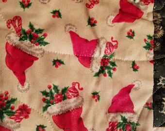Scrappy Quilt, Christmas Quilt,handmade Quilt, Homemade