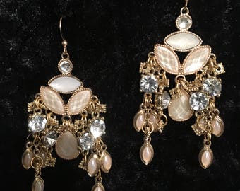 Crystal Creme Earrings