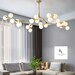 Creative Branch Arm Chandelier 12/18/24 Molecular Balls Light Fixtures Slanted Ceiling, Remodel For Living Room Office Bedroom Dining Room